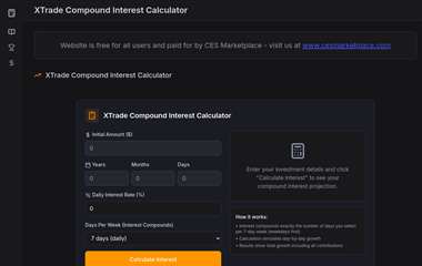 Compound Interest Pro site preview