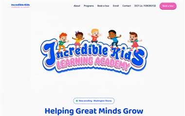 Incredible Kids World site preview